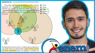 ENEM 2015  Para obter a posição de um telefone celular a polícia baseiase em informações do tempo [upl. by Pollie66]