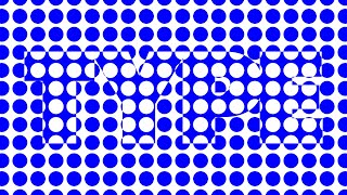 Text animated with patternsdots Creative Typography Animation After EffectsImitating Op Art [upl. by Jacinta]