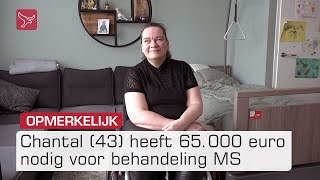 Crowdfunding moet Chantal helpen in de strijd tegen MS  Omroep Flevoland [upl. by Vanda124]