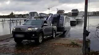 Caravanboat  easy to trailer [upl. by Bradeord]