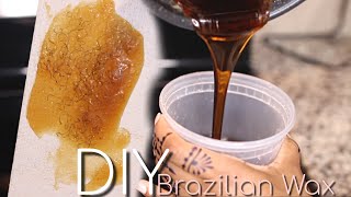 Brazilian Wax At Home  DIY SUGAR WAX  My Sugaring Routine [upl. by Janenna]