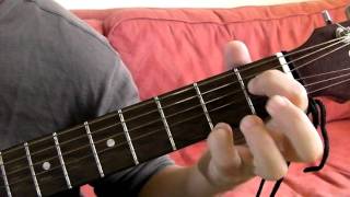 B7 B Seven Guitar Chord Demonstration [upl. by Rramahs]