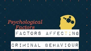 Factors affecting criminal behaviour [upl. by Aiet917]