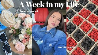 A Week in my life ♡ Morning Routine Farmers Market Lakers Game UnboxingHaul [upl. by Anyl]