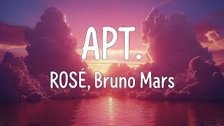 ROSÉ Bruno Mars  APT Mix Lyrics  Lady Gaga Loving Caliber Bruno Mars Lyrics [upl. by Triley625]