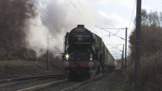 A1 60163 Tornado speeding past Rossington [upl. by Euseibbob]