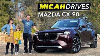 2024 Mazda CX90 Review  The Smoothest 3Row Family SUV [upl. by Toney216]