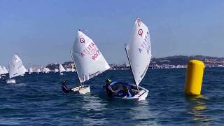 Day 1 Ancona Trofeo Optimist Italia Kinder  Sport 2017 [upl. by Vashtee]