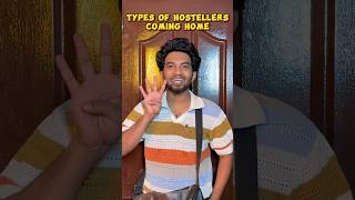 Types Of Hostellers Going to Home  shorts naaluvithamaravindh hostel college typesof [upl. by Ellerad485]