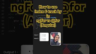 Track by amp Index in ngFor amp for in Angular Complete Guide with Examples [upl. by Airemat]