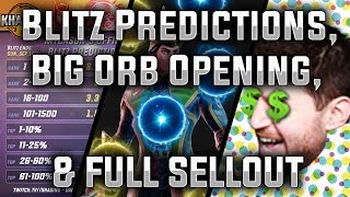 Blitz Predictions BIG Orb Opening amp Full Sellout Mode  MARVEL Strike Force [upl. by Burlie802]