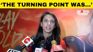 Smriti Mandhana reacts on pressure of wearing no 18 amp RCB not winning the IPL in 16 seasons [upl. by Ravid859]