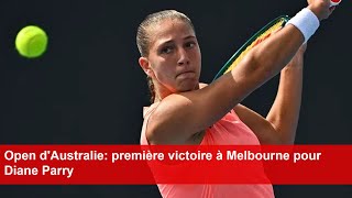 Open dAustralie première victoire à Melbourne pour Diane Parry [upl. by Tandie]