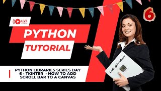 Python Best Libraries  Python Libraries Series DAY 6 TKINTER  GUI APP  SCROLL BAR python [upl. by Timms255]