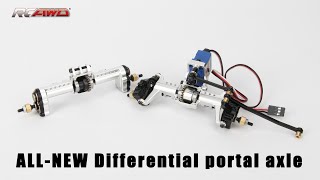 RCAWD TRX4M Differential Portal Axle Breakthrough Upgrade [upl. by Kester]