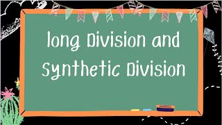 Polynomial Long Division vs Synthetic Division Which Method to UseKhan Academy [upl. by Jareen]