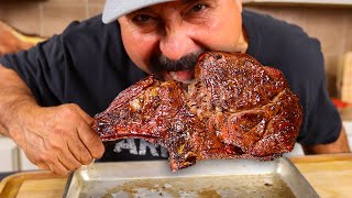 Tomahawk Steak – How to Reverse Sear and Grill PERFECTLY [upl. by Dagny371]