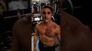 Panca piana 🔥petto chest pancapiana workout bodybuilding [upl. by Anoj]