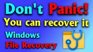 Recover permanently deleted files and folders with Windows File Recovery WINFR [upl. by Llertak]