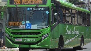 Som do Caio Apache Vip V AC MercedesBenz OF1721 BT5 da Transportes Santo Antônio [upl. by Esyak493]