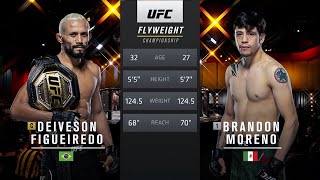 UFC 270 Free Fight Brandon Moreno vs Deiveson Figueiredo 1 [upl. by Jenkel]