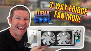 LIVE  Klevacool 3Way Fridge External Fan Kit  the easy DIY Caravan Camper or PopTop accessory [upl. by Ynad354]