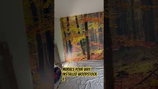 A murals your way installed Woodstock Illinois [upl. by Mourant]