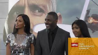 Sabrina Dhowre Idris Elba and Isan Elba at the Hobbs and Shaw Premiere [upl. by Reinertson19]