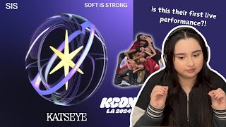 FIRST TIME REACTING TO KATSEYE SIS Soft is Strong EP  KCON LA 2024 PERFORMANCE [upl. by Connie]