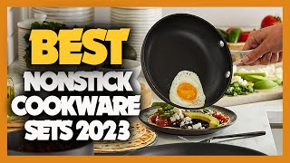 Top 7 Best Nonstick Cookware Sets 2023 [upl. by Ehcram687]