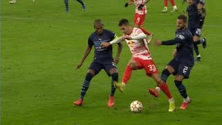 Kyle Walker RED CARD Vs RB Leipzig 🟥 [upl. by Valonia]