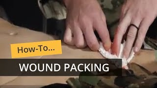 Hemostatic Gauze  Wound Packing [upl. by Bonnell118]