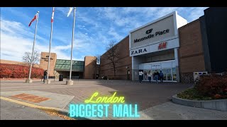 WALKING TOUR IN LONDON ONTARIO BIGGEST MALL  MASONVILLE MALL [upl. by Quincy]