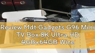 Review Mdt Gadgets G96 Mini TV Box 8K Ultra HD 4GB64GB Wireless 24G dualband WiFi Android 13 Goo [upl. by Llehcar114]