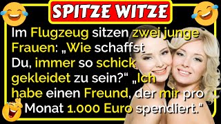 🤣Spitze Witze Im Flugzeug sitzen zwei junge Frauen und unterhalten sich lustig 🤣😂🤣 [upl. by Henri]