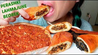 ASMR Armenian PIZZA  Fried Beef Donut  Calzone Lahmacun Perashkis Beorek No Talking suellASMR [upl. by Hoang298]