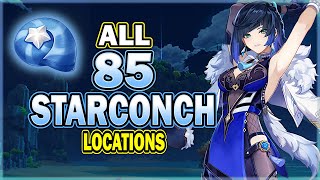 All 85 Starconch Locations  Efficient Farming Route  Childe  Yelan  Gaming Ascension Material [upl. by March]