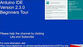 Arduino IDE Version 230 quick tour for beginners [upl. by Ambros57]