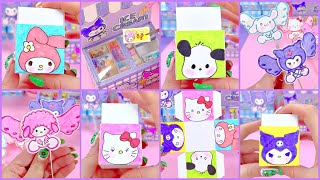 FAI DA TE  SIMPATICI ARTIGIANALI DI CARTA DI SANRIO diy sanrio [upl. by Zoldi]