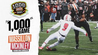 Great American Rivalry Series  1000th Game  Massillon OH vs McKinley OH [upl. by Aicala]