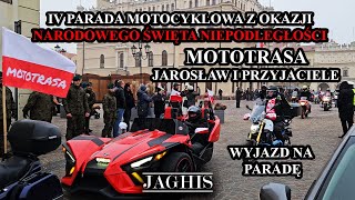 IV PARADA MOTOCYKLOWA Z OKAZJI NARODOWEGO ŚWIĘTA NIEPODLEGŁOŚCI  Mototrasa Jarosław i Przyjaciele [upl. by Eneles]