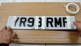 How to change a number plate [upl. by Kevin]