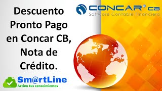 💻 Descuento por Pronto Pago en Concar CB  Nota de Crédito 📱 [upl. by Algar651]