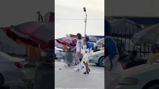 African street expressions funny grandma dance music shorts [upl. by Athal]