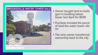 City of Brooksville accidentally sells municipal water tower [upl. by Acsicnarf]