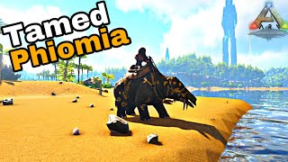 How to tame a Phiomia in Ark Survival Evolved [upl. by Haslam]