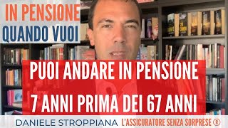 ISOPENSIONE 2023 COME ANDARE IN PENSIONE 7 ANNI PRIMA RISPETTO ALLA PENSIONE DI VECCHIAIA A 67 ANNI [upl. by Colyer]