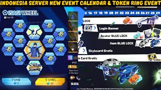 Indonesia server new event calendar amp token ring event 🔥 ff Indonesia server new event today 🎯 [upl. by Elijah]