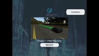 UDACITY SDCE Nanodegree Term 3— Project 1 Path Planning [upl. by Naiviv225]