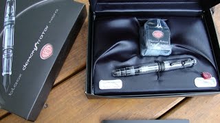 The Aurora 88 Demonstrator Fountain Pen Review 4K [upl. by Aniar]